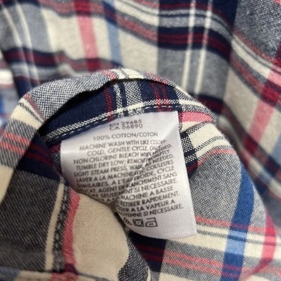 Pendleton Oceanside Plaid Button Up Collar Shirt | Medium - Picture 9 of 9